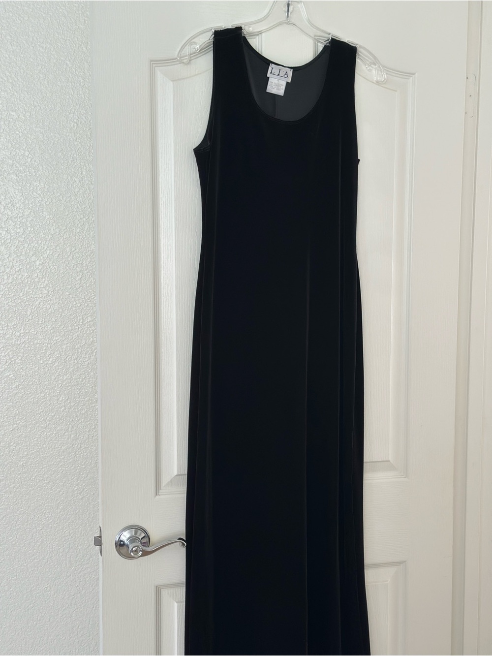 Black Velvet Elegant Dress